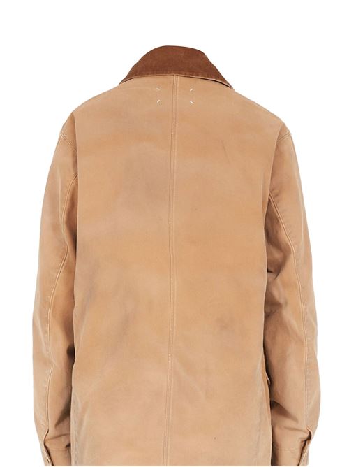 Sand beige velvet jacket Maison Margiela | S50AM0625M35206123